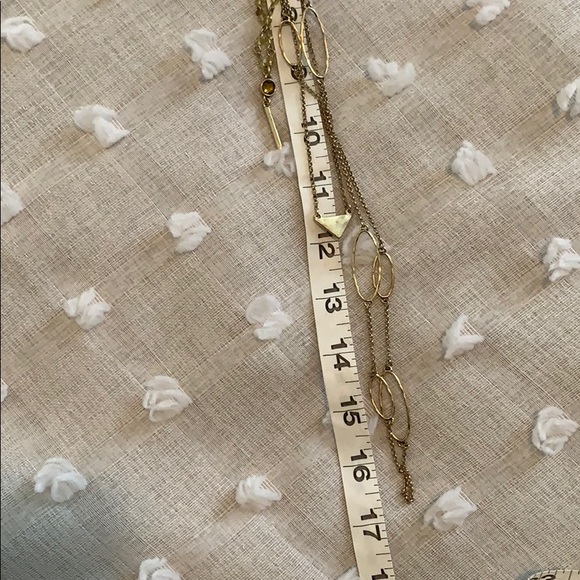 Lucky brand lucky layers 3 in 1 necklace gold NWT - Picture 5 of 5